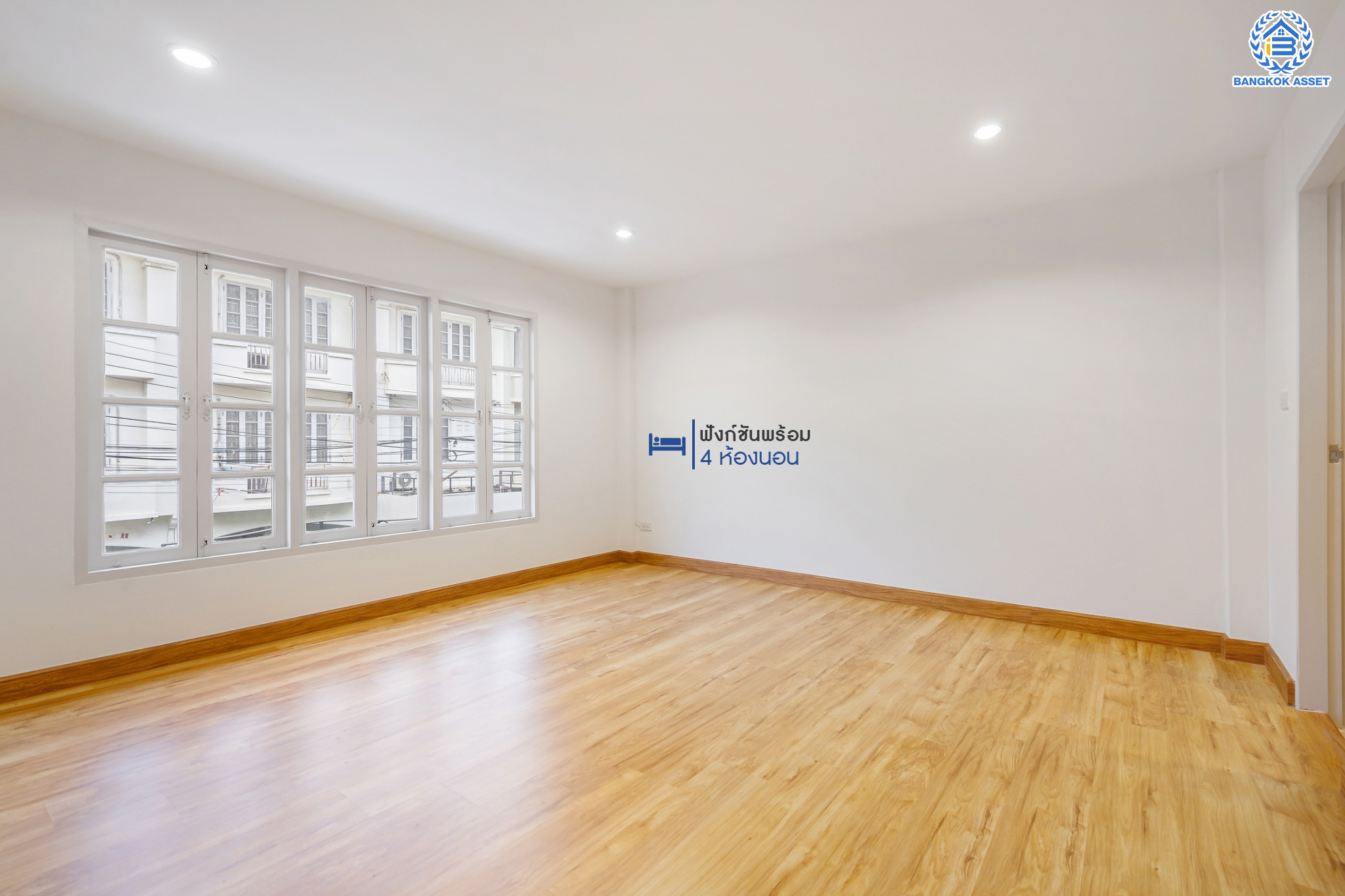 ทาวน์เฮ้าส์มือสองนนทบุรี ม.สรานนท์ ติวานนท์-ปากเกร็ด ทาวน์เฮ้าส์ 3ชั้นครึ่ง เนื้อที่ 18 ตร.ว. ฟังก์ชัน 4 ห้องนอน 3 ห้องน้ำ จอดรถได้ 2 คัน พร้อม Living Room กว้างขวาง บนทำเลติดถนนติวานนท์ ใกล้เซ็นทรัลแจ้งวัฒนะ และรถไฟฟ้าสายสีชมพู "สถานีแยกปากเกร็ด"